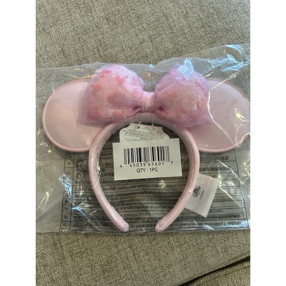Disney Pink Milk Mesh Sequin Ears - Picture 5 of 5
